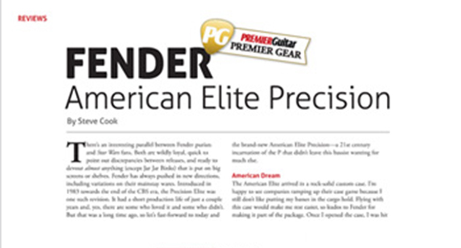 YӍaӢ Precision Basss@Premier Guitars־Premier GearQ̖